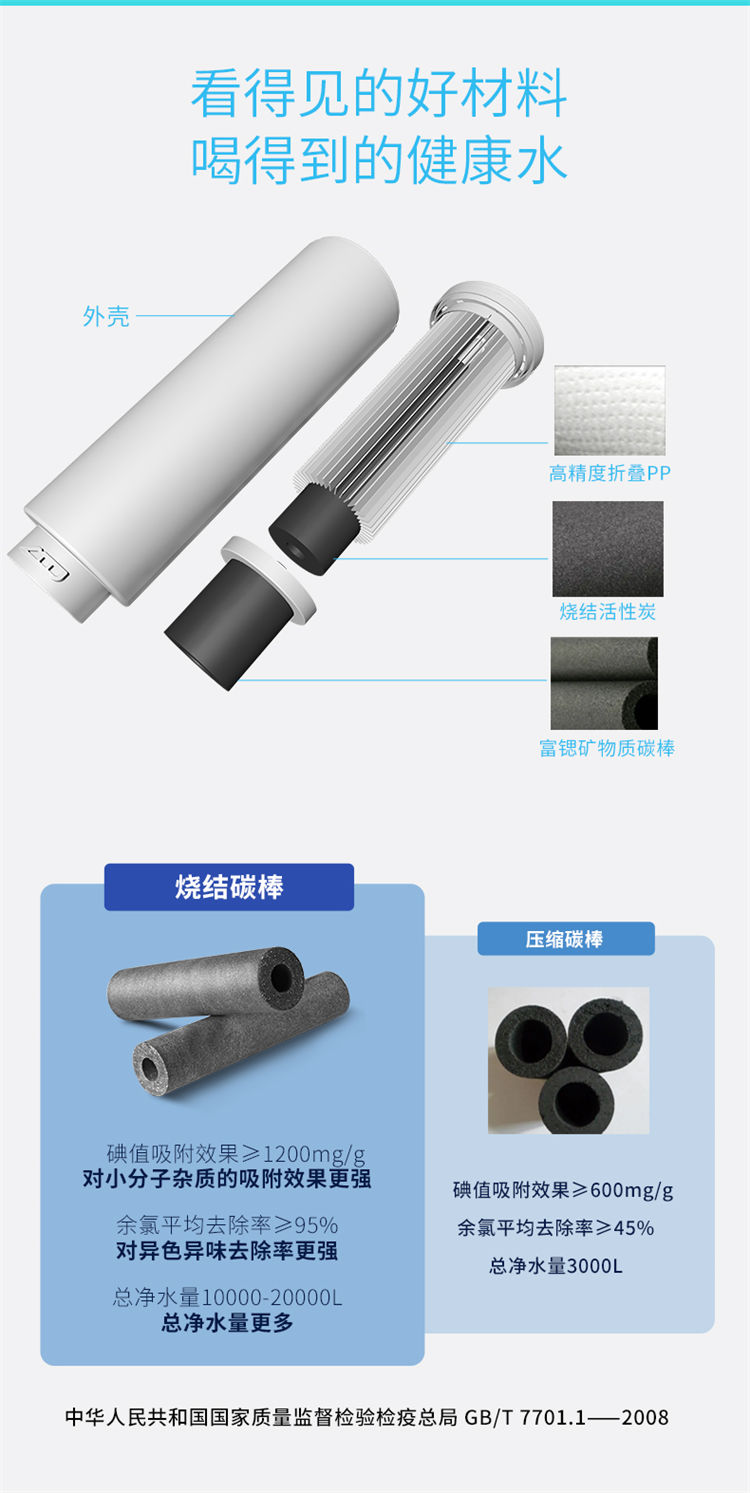 家乐事1000G大流量富锶净水机J1012产品介绍