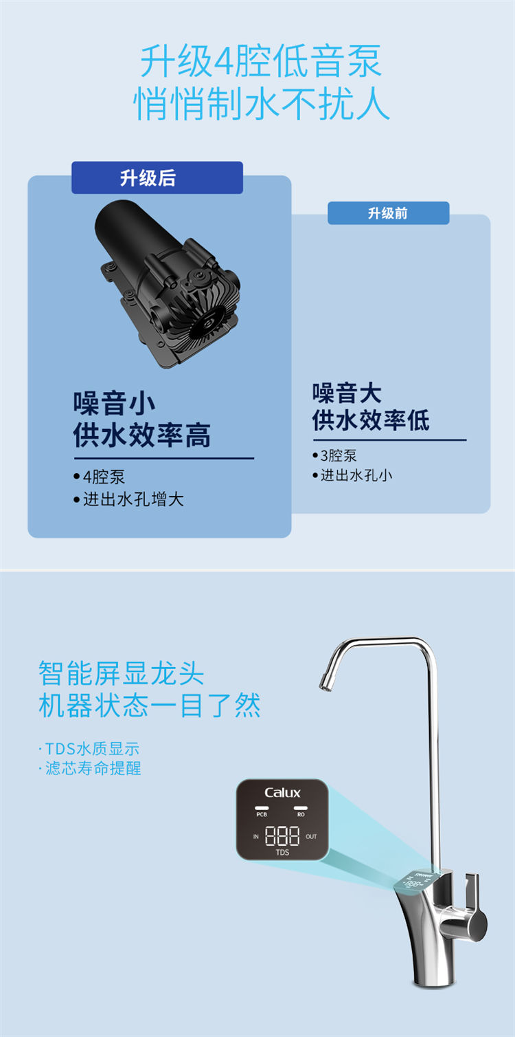 家乐事1000G大流量富锶净水机J1012产品介绍